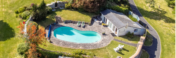 View of the walled garden