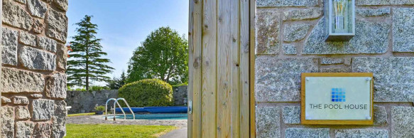 Entrance to The Pool House